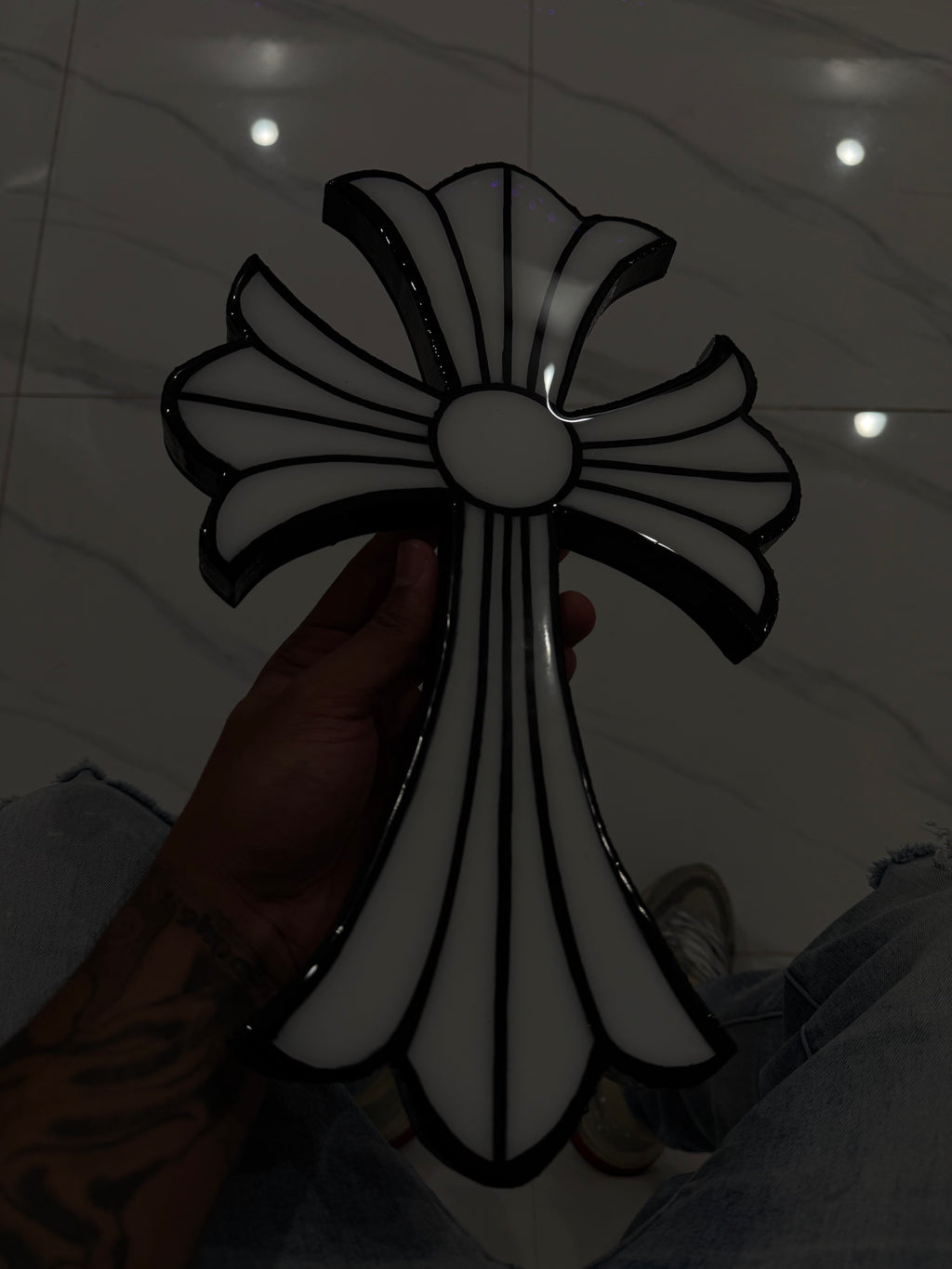 CHROME HEARTS CROSS WALL DECOR