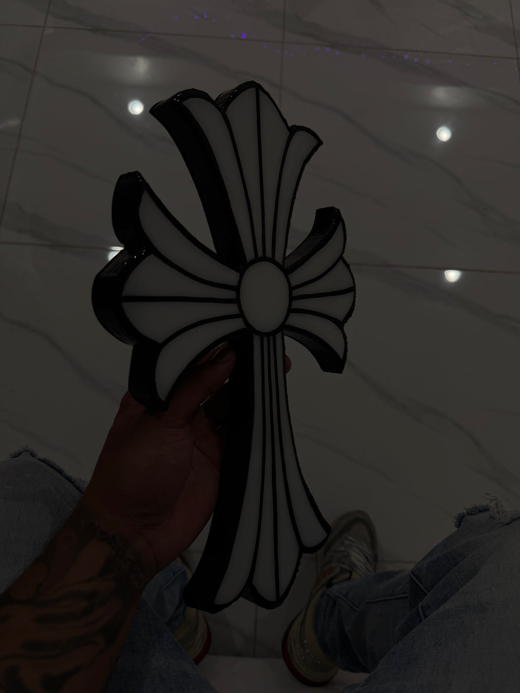 CHROME HEARTS CROSS WALL DECOR