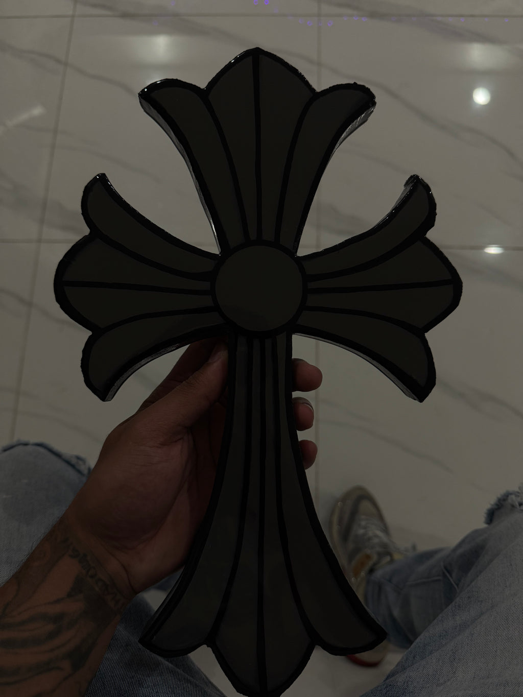 CHROME HEARTS CROSS WALL DECOR