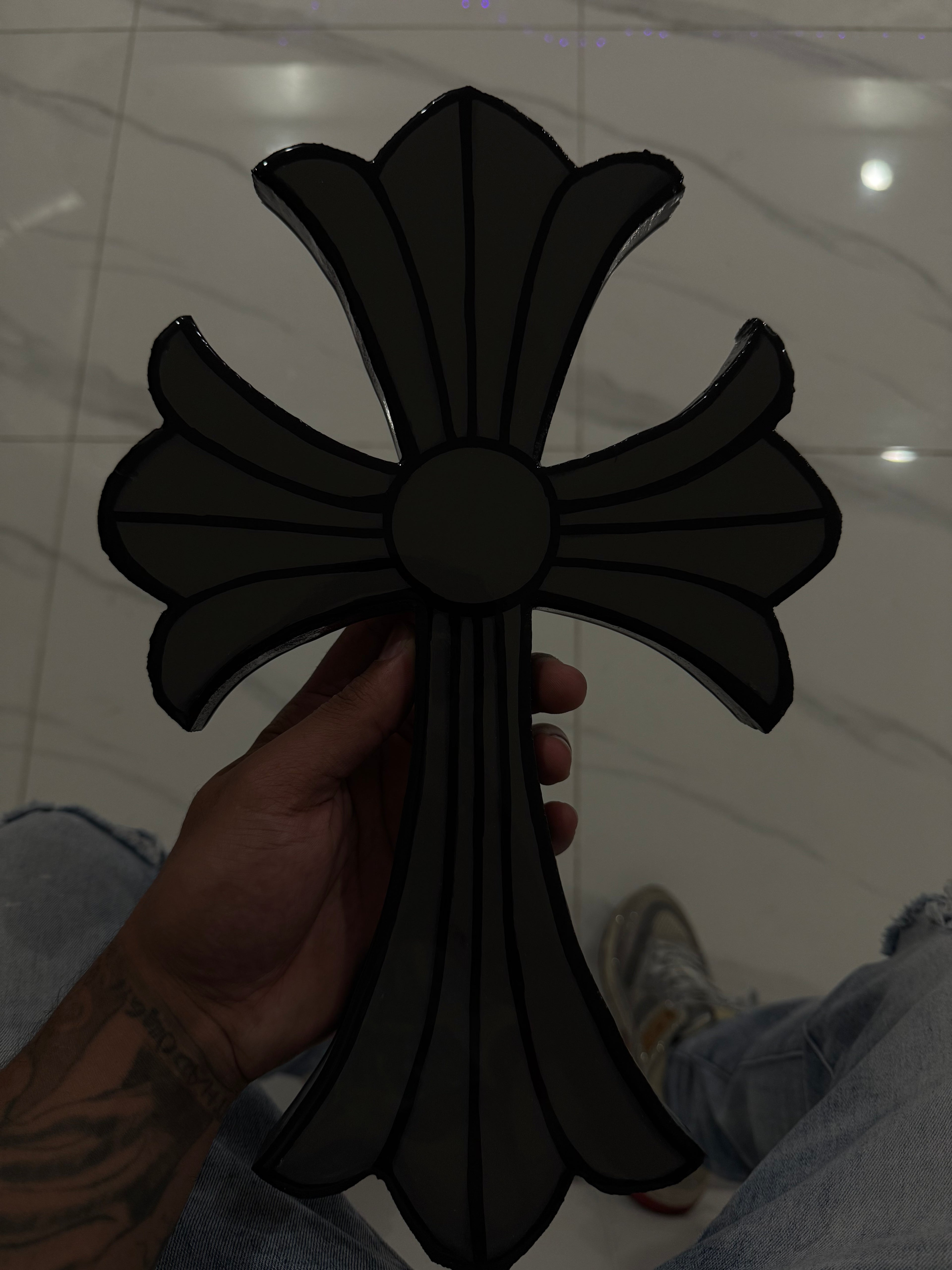 CHROME HEARTS CROSS WALL DECOR