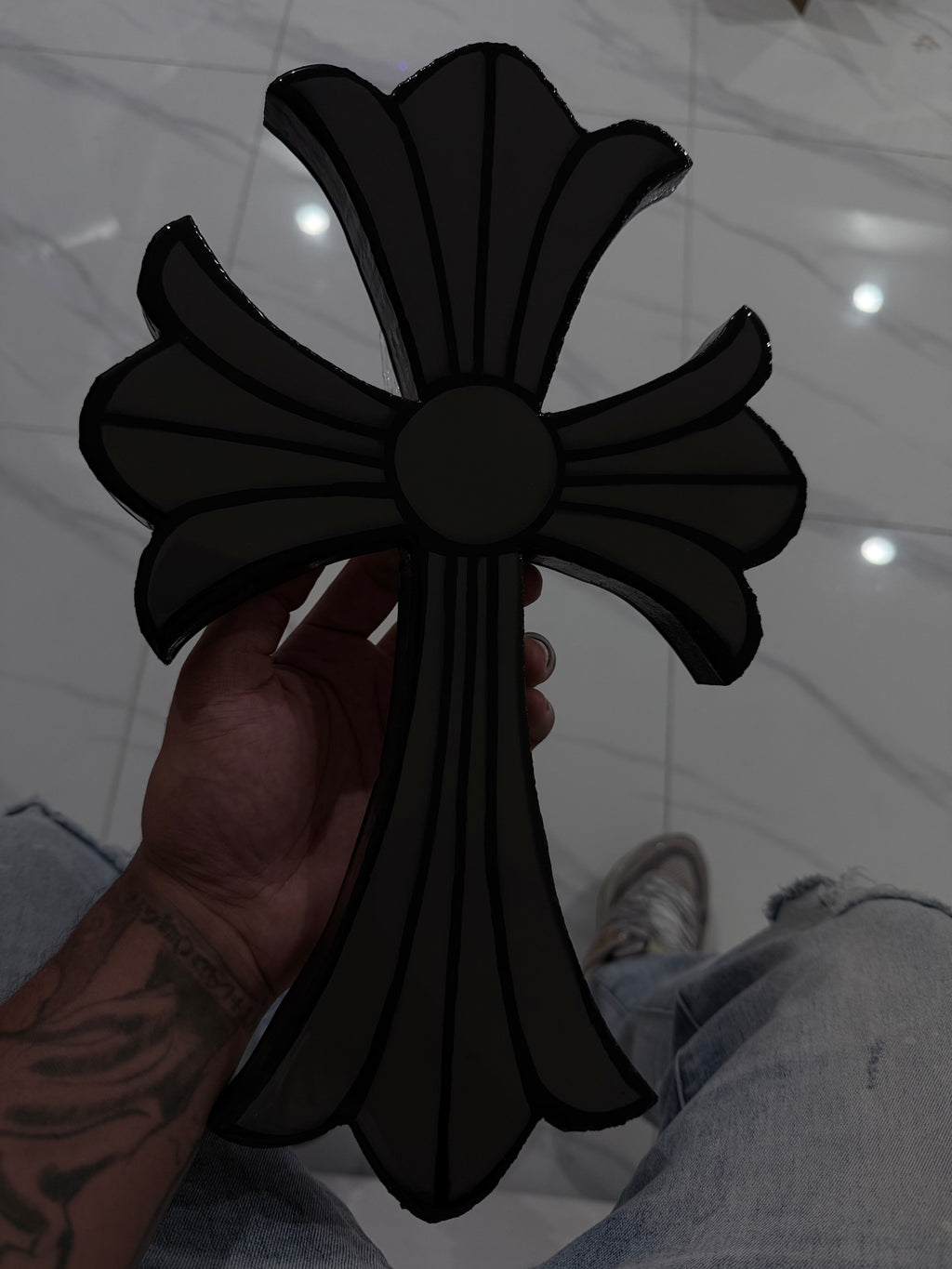 CHROME HEARTS CROSS WALL DECOR